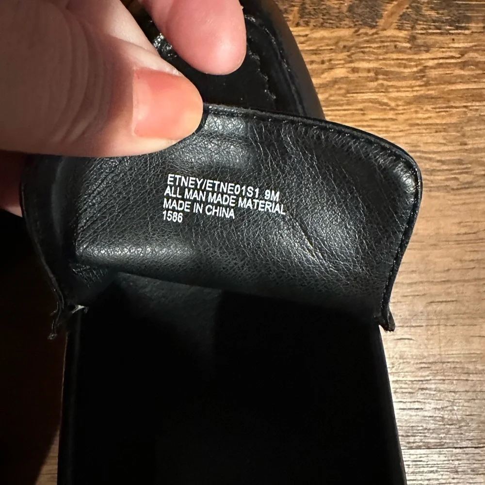 Steve Madden Black Platform Loafers